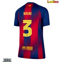 Barcelona Alejandro Balde #3 Replica Home Shirt Ladies 2025-26 Short Sleeve